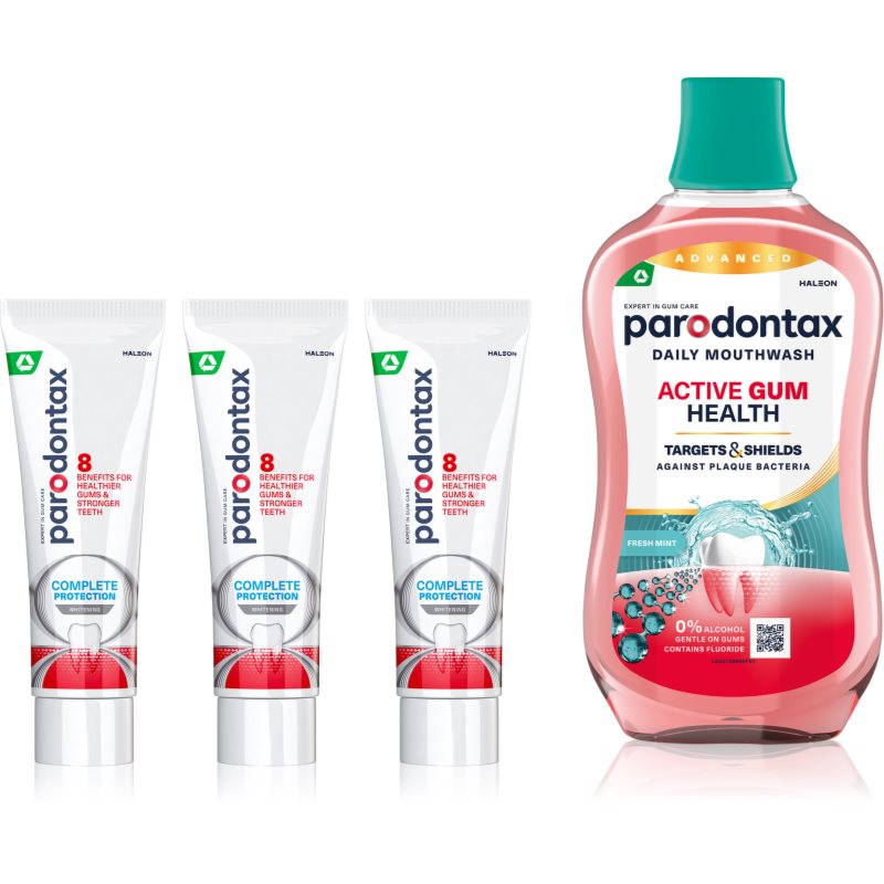 Parodontax Complete Protection & Active Gum Health Whitening комплект за цялостна защита на зъбите