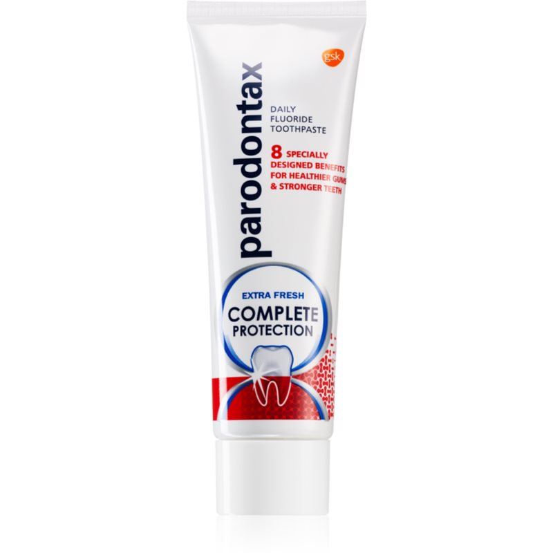 Parodontax Complete Protection Extra Fresh Zahnpasta mit Fluor für gesunde Zähne und Zahnfleisch 75 ml