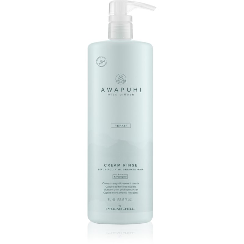 Paul Mitchell Paul Mitchell Awapuhi Wild Ginger Repair Cream Rinse θρεπτικό κοντίσιονερ για όλους τους τύπους μαλλιών 1000 ml