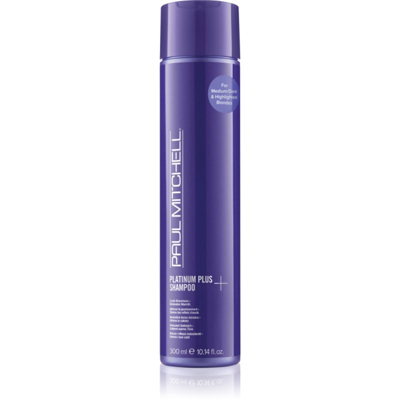 Paul Mitchell Paul Mitchell Platinum Plus Shampoo σαμπουάν για ξανθά και γκρίζα μαλλιά 300 ml