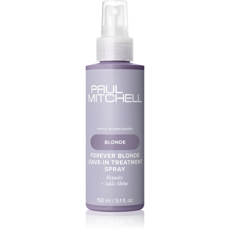 Paul Mitchell Blonde Forever Blonde Leave-In Treatment Spray bezoplachový sprej pro odbarvené, barvené a chemicky ošetřené vlasy 150 ml