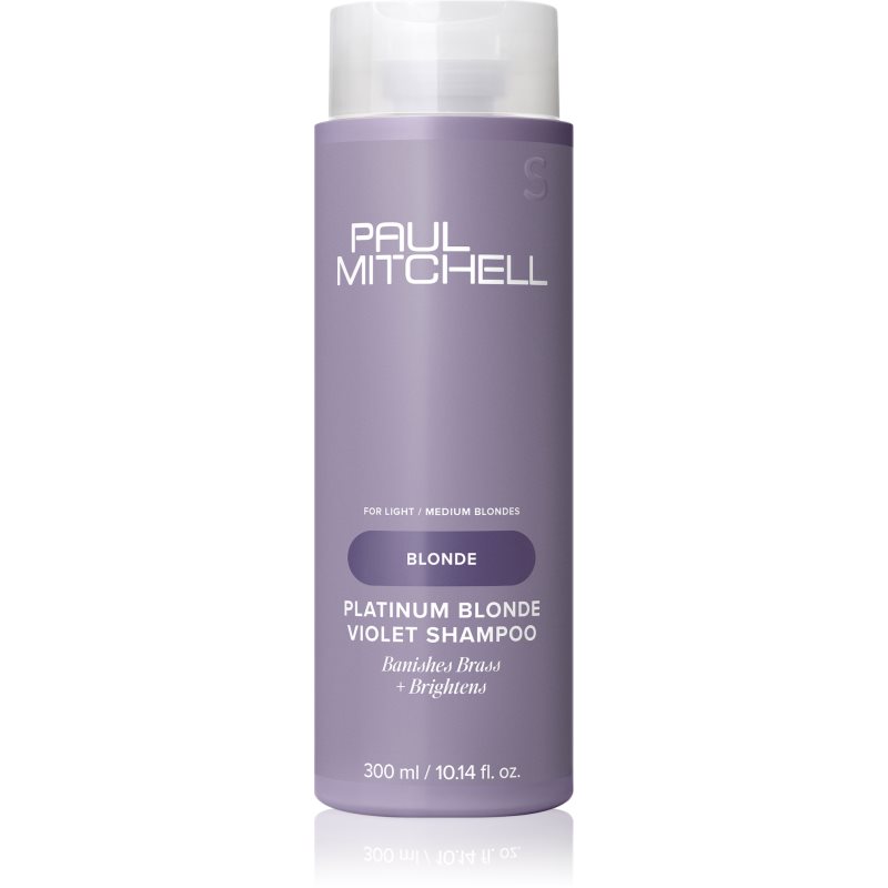 Paul Mitchell Blonde Platinum Blonde Violet Shampoo fialový šampon pro blond a šedivé vlasy 300 ml