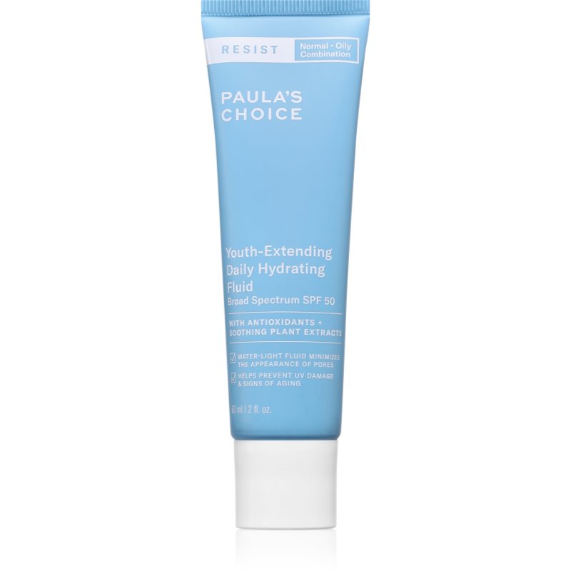 Paula's Choice Resist Youth-Extending Daily Hydrating Fluid Spf 50 Moisturising And Protective Fluid Spf 50 60 Ml
