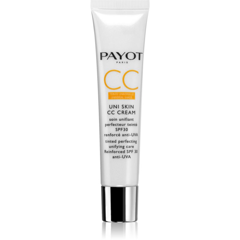 

Payot Uni Skin CC Cream СС крем для вирівнювання тону шкіри SPF 30