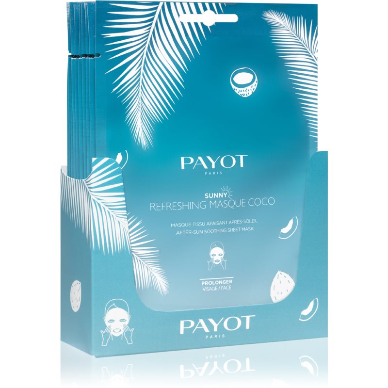 Payot Sunny Masque Apres-Soleil refreshing and soothing face mask aftersun 10 pc
