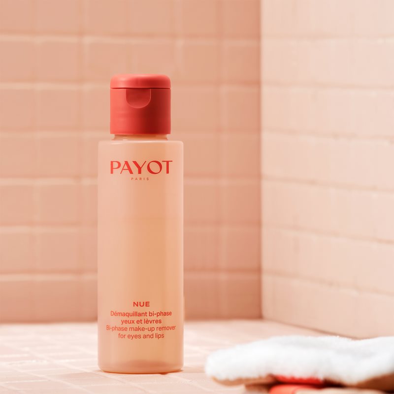 Payot Nue Démaquillant Bi-Phase Yeux Et Lèvres двофазний засіб для зняття макіяжу очей та губ для чутливих очей 100 мл