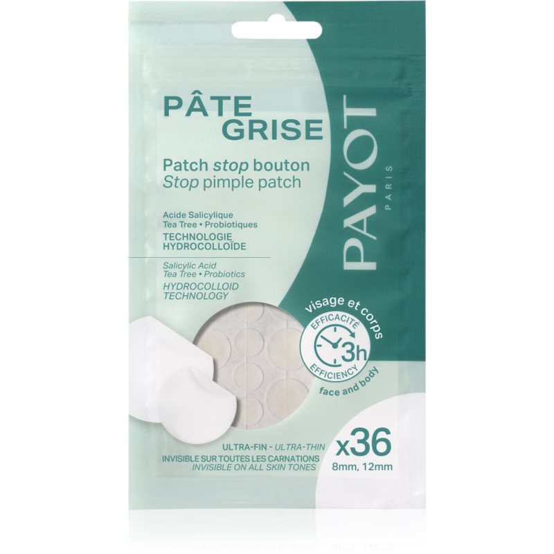 Payot Pâte Grise Patch Stop Bouton Spilventiņi problemātiskas ādas kopšanai 36 gab.