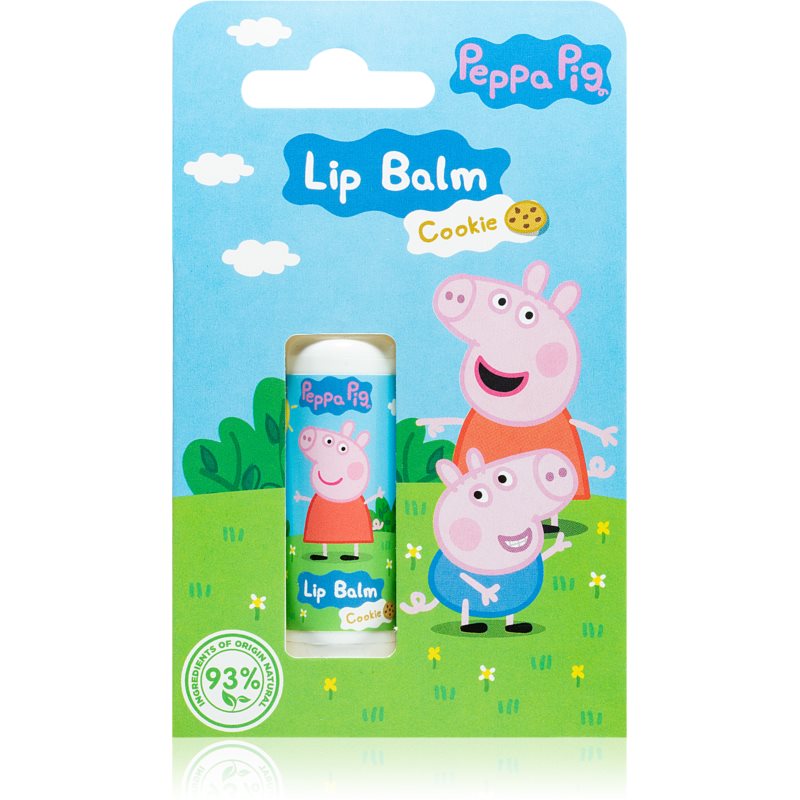 Peppa Pig Lip Balm balzam na rty pro deti Cookie 4,4 g