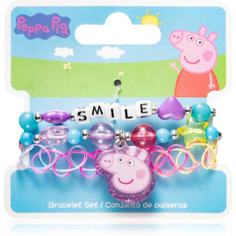 Peppa Pig Bracelet Set Bracelet for Kids 3 pc
