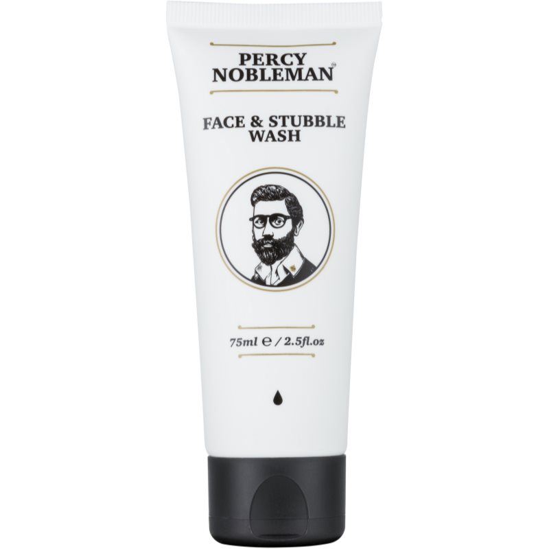 

Percy Nobleman Face & Stubble очищуючий гель для обличчя та зони вусів