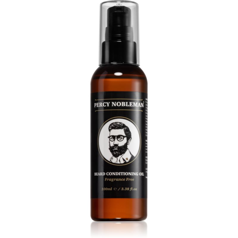 Percy Nobleman Beard Conditioning Oil Fragrance Free barzdos aliejus be kvapiųjų medžiagų 100 ml