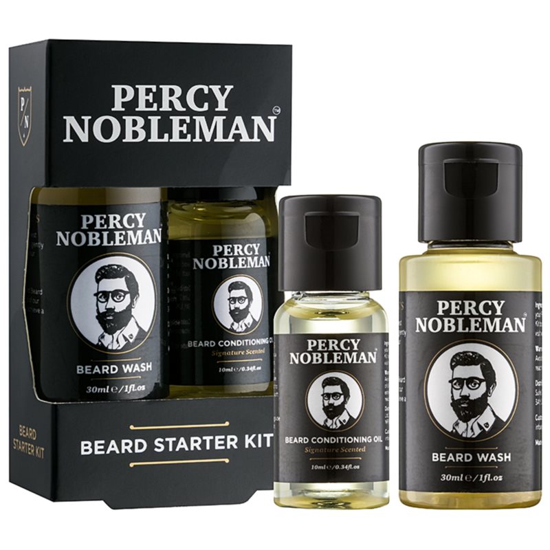 Percy Nobleman Beard Starter Kit rinkinys vyrams