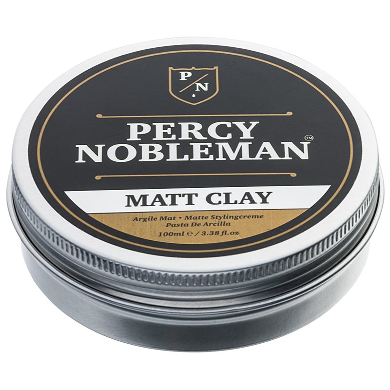 Percy Nobleman Matt Clay matinio efekto plaukų vaškas su moliu 100 ml