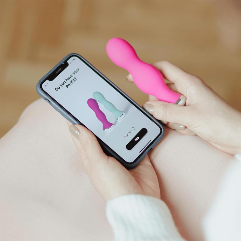 Perifit Kegel Exerciser With App vaginální trenažér pink 24,5 cm (obrázek 5)