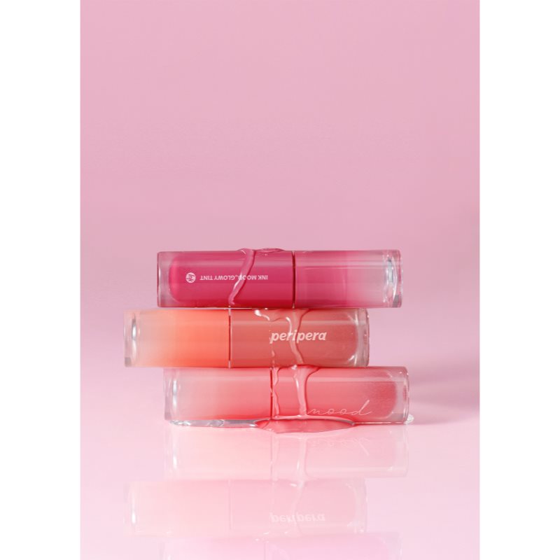 Peripera Ink Mood Glowy Tint фарба для губ зволожує та надає блиск відтінок 02 Coral Influencer 4 гр