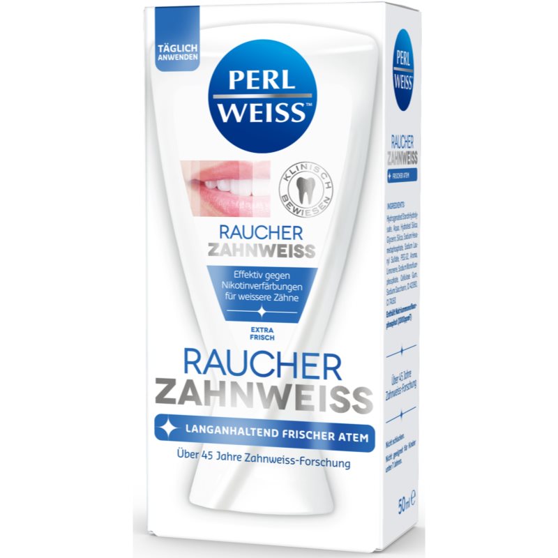 Perl Weiss Bleaching Toothpaste For Smokers Whitening Toothpaste For Smokers 50 Ml