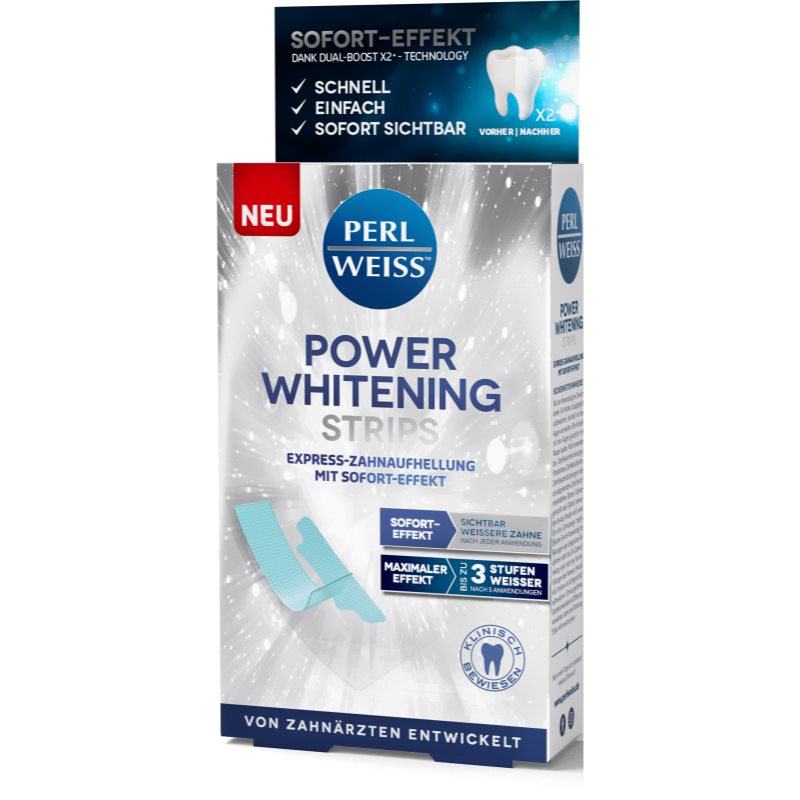 Perl Weiss Power Whitening Strips bieliace zubné pásky 5x2 ks