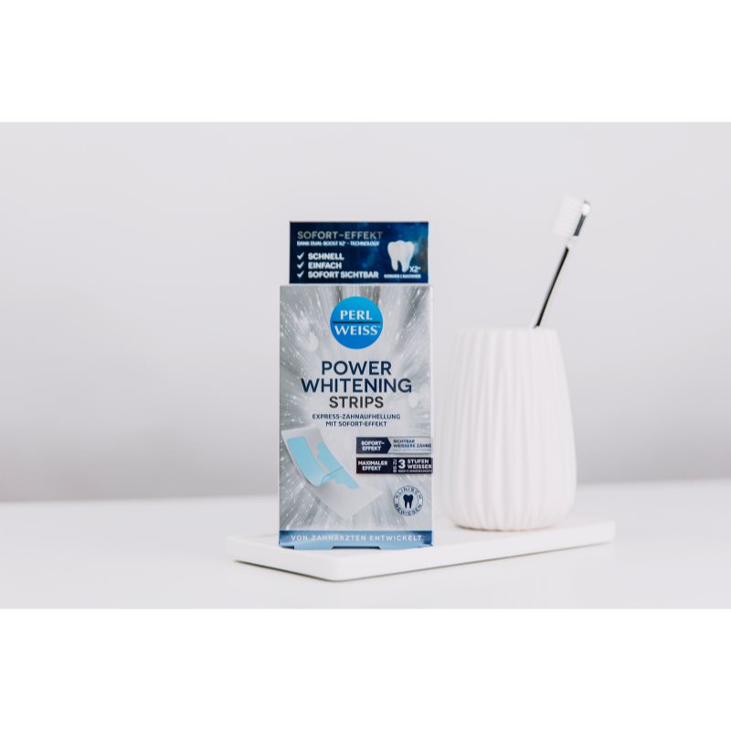Perl Weiss Power Whitening Strips bělicí zubní pásky 5x2 ks (obrázek 3)