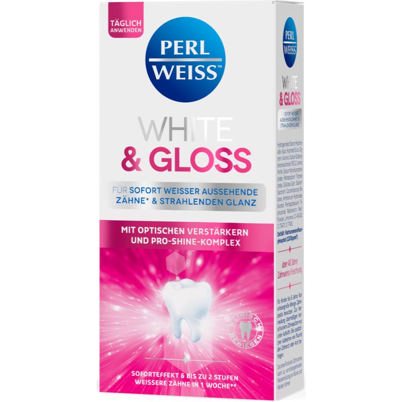 Perl Weiss White & Gloss pasta de dinti pentru albire 50 ml
