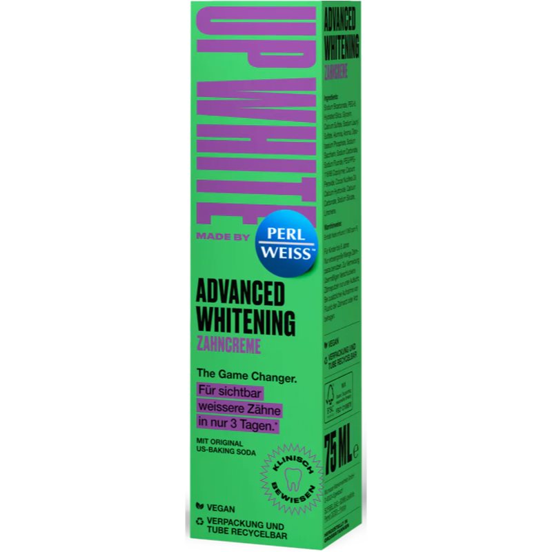 Perl Weiss Up White Advanced Whitening bleichende Zahnpasta 75 ml