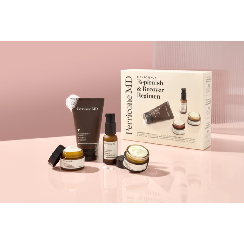 Thumbnail - Perricone MD High Potency Replenish & Recover Regimen Geschenkset spendet spannender Haut Feuchtigkeit