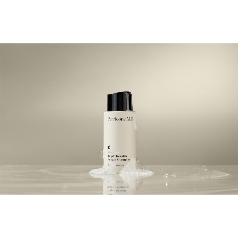 Perricone MD HAIRCARE Triple Keratin posilující šampon pro suché a křehké vlasy 300 ml (obrázek 3)