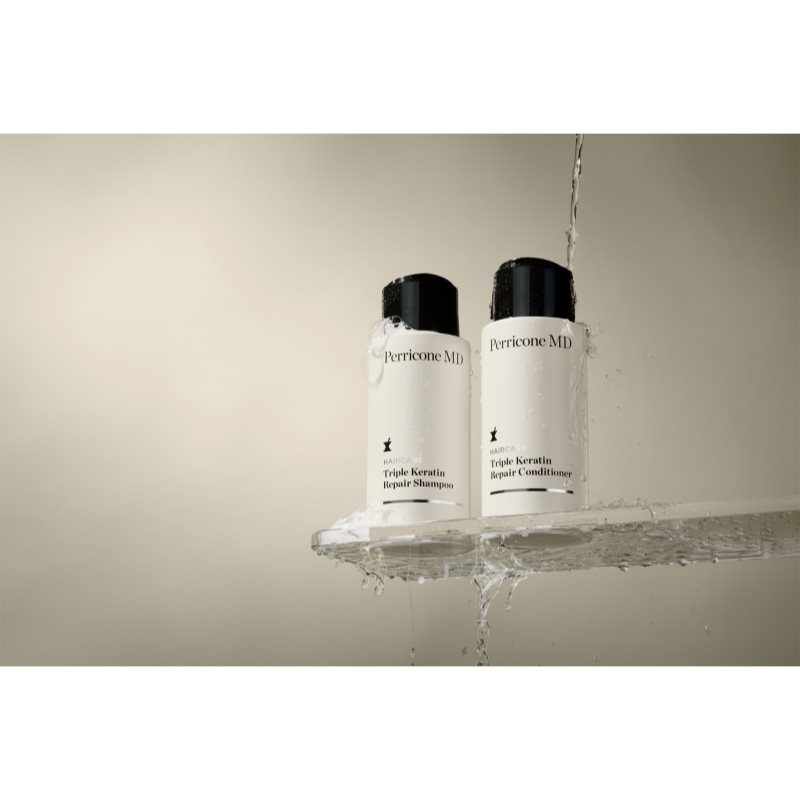 Perricone MD HAIRCARE Triple Keratin posilující šampon pro suché a křehké vlasy 300 ml (obrázek 4)