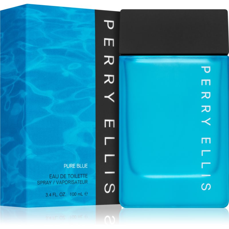 Perry Ellis Pure Blue Eau De Toilette For Men 100 Ml