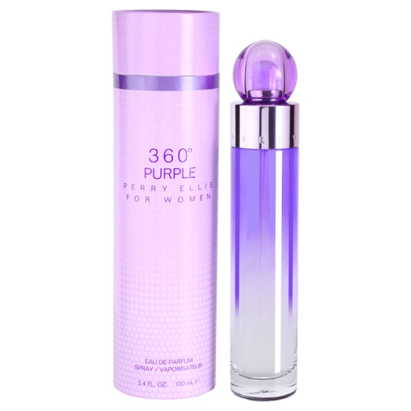 Perry Ellis 360° Purple Eau De Parfum For Women 100 Ml