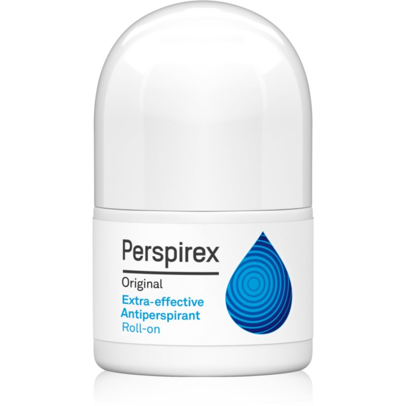 Perspirex Original itin veiksmingas rutulinis antiperspirantas poveikis pasireiškia per 3–5 dienas 20 ml