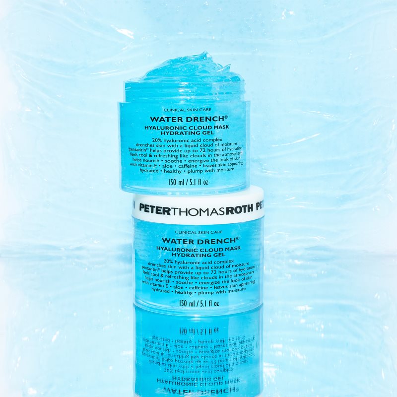 Peter Thomas Roth Water Drench Hyaluronic Cloud Mask Hydrating Gel Hydrating Gel Mask With Hyaluronic Acid 150 Ml
