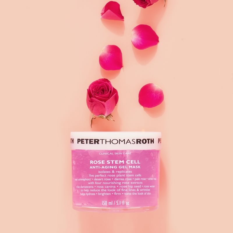 Peter Thomas Roth Rose Stem Cell Anti-Aging Gel Mask Hydrating Mask With Gel Consistency 150 Ml