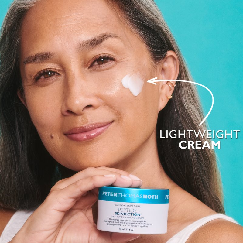 Peter Thomas Roth Peptide Skinjection™ Moisture Infusion Cream Refillable vyhlazující hydratační krém s peptidy plnitelný 50 ml (obrázek 4)