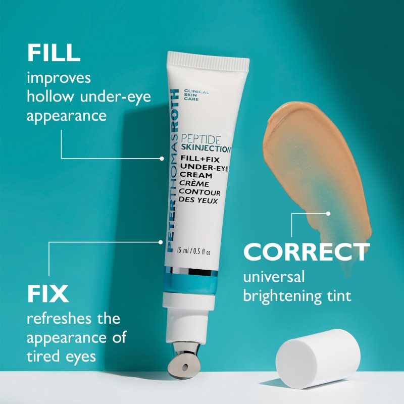  Peter Thomas Roth Peptide Skinjection™ Fill + Fix Under-eye Cream Crema Antirughe Contorno Occhi 15 Ml 