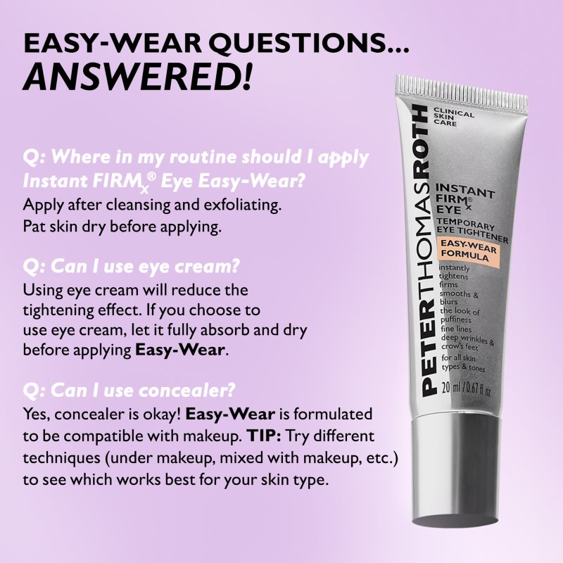 Peter Thomas Roth Instant FIRMx Eye Augencreme zur Verjüngung der Haut 20 ml (Bild 8)