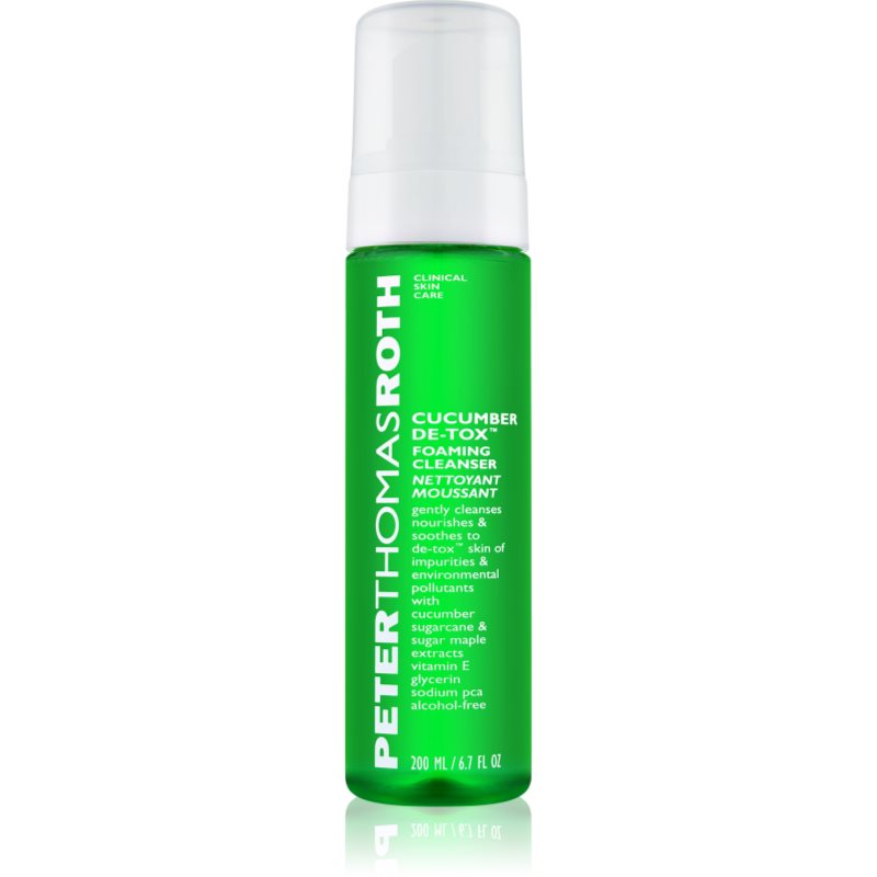 

Peter Thomas Roth Cucumber De-Tox очищаюча пінка для обличчя