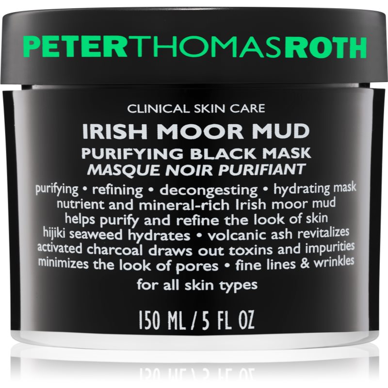 Peter Thomas Roth Irish Moor Mud Mask Reinigende schwarze Maske 150 ml