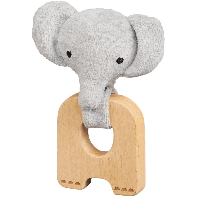 Petit Collage Teether Elephant kramtomas žaislas