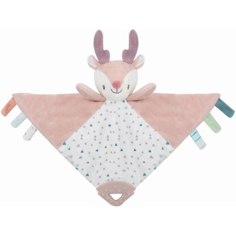 Petite&Mars Cuddle Cloth with Rattle играчка за заспиване с дрънкалка Deer Suzi 1 бр.