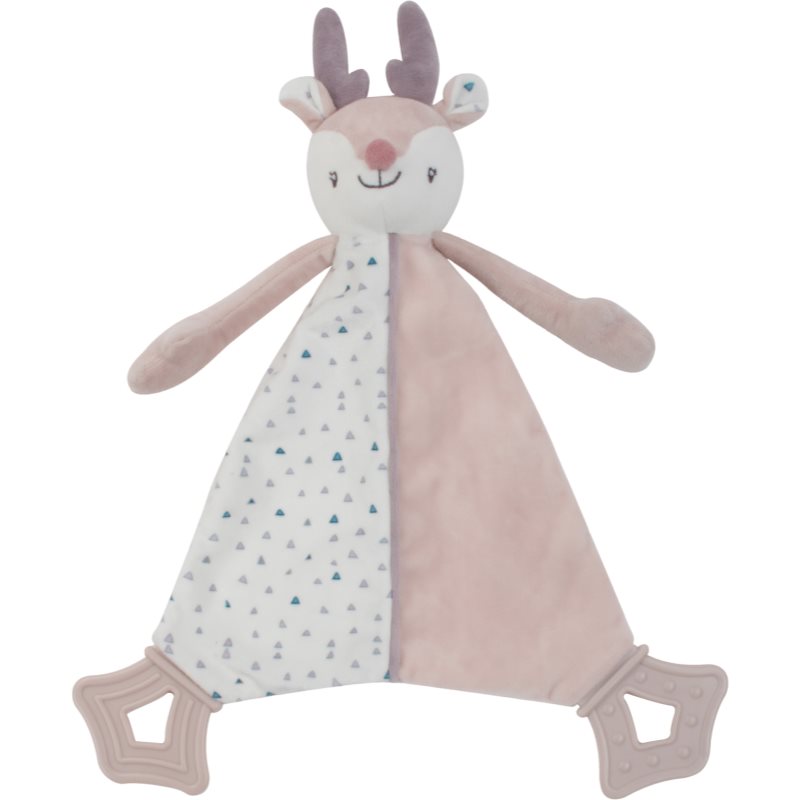 Petite&Mars Cuddle Cloth with Teether uspávačik s hryzadielkom Deer Suzi 1 ks