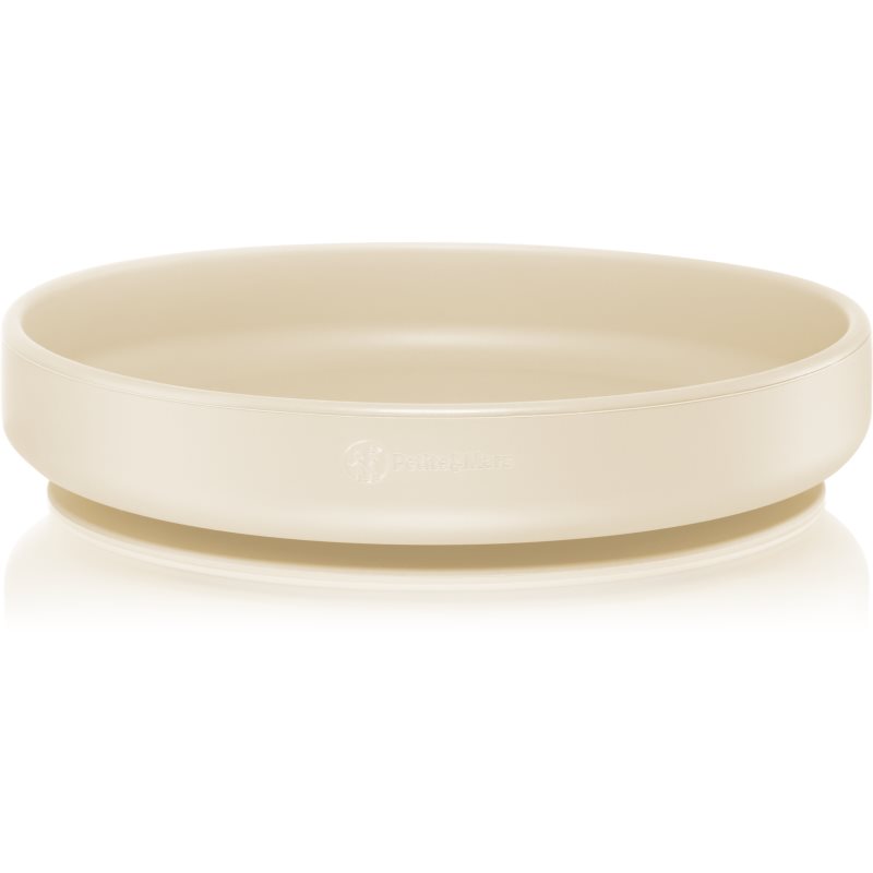 Petite&Mars Take&Match Silicone Plate tanier s prísavkou Desert Sand 6 m+ 1 ks