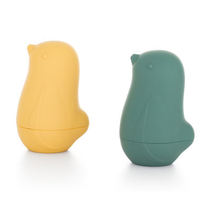 Petite&Mars Love Birds Wasserspielzeug 6 m+ Ochre Green 2 St.