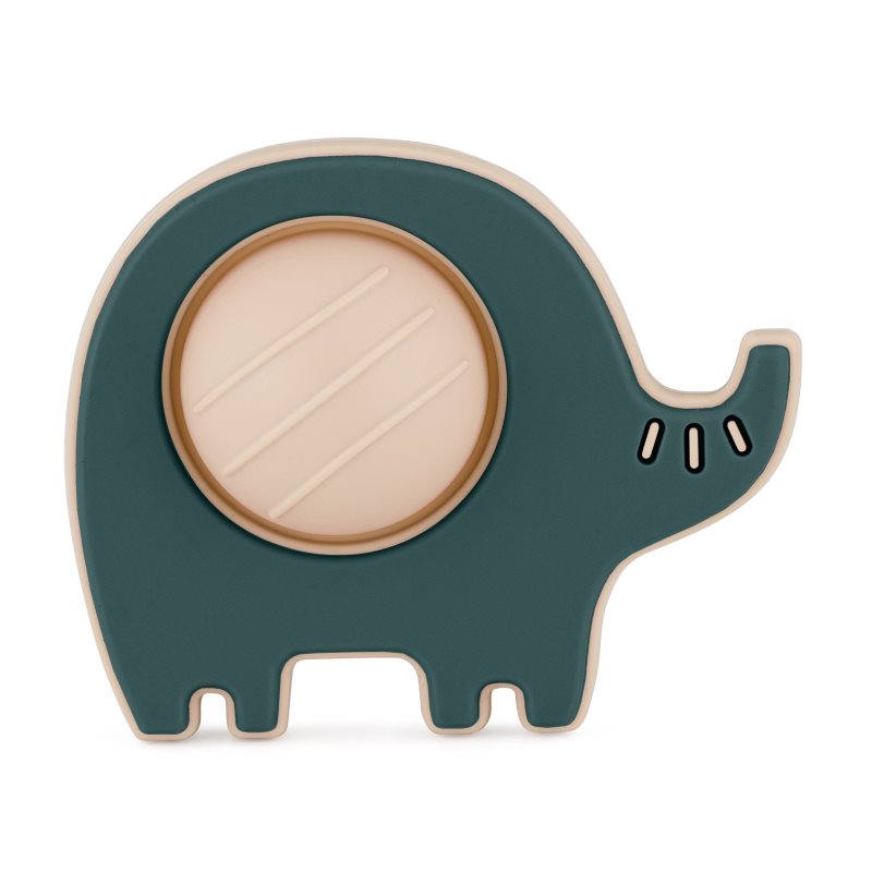 Petite&Mars Elephant Edwin 6m+ hračka Misty Green 1 ks
