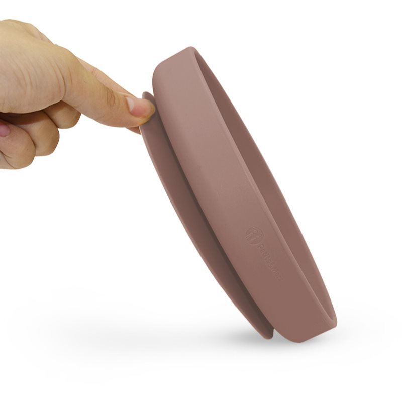 Thumbnail - Petite&Mars Take&Match Silicone Plate Teller mit Saugnapf Velvet Latte 6m+ 1 St.