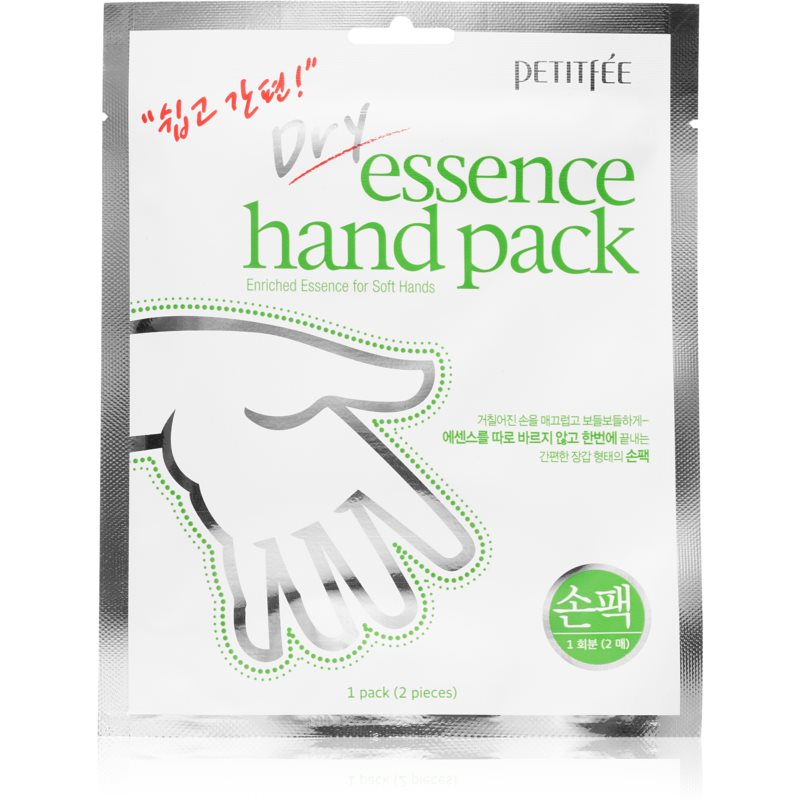 Petitfée Dry Essence Hand Pack drėkinamoji rankų kaukė 2 vnt.