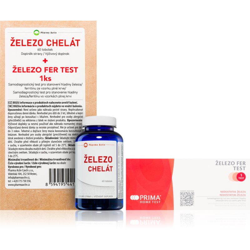 Pharma Activ ŽELEZO Chelát + ŽELEZO fer test sada kúpite na Notino.sk
