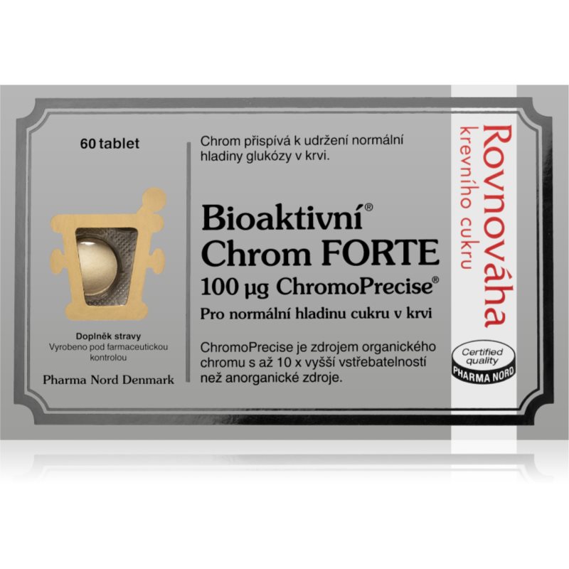 Pharma Nord Bioaktívny Chróm Forte tablety na udržanie normálnej hladiny cukru v krvi 60 tbl kúpite na Notino.sk