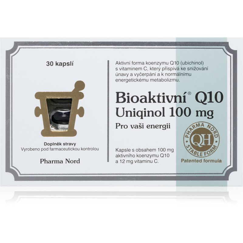 Pharma Nord Bioaktívny Q10 Uniqinol 100mg kapsuly s koenzýmom Q10 30 cps kúpite na Notino.sk