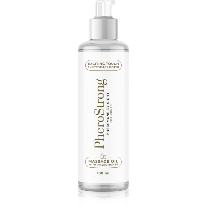 PheroStrong By Night for Women Massage Olie met feromonen voor Vrouwen  100 ml