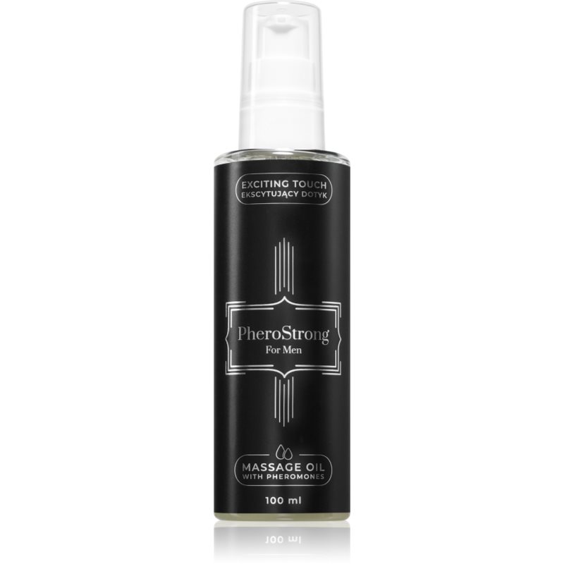 PheroStrong Massage Oil With Pheromones masážní olej s feromony pro muže 100 ml